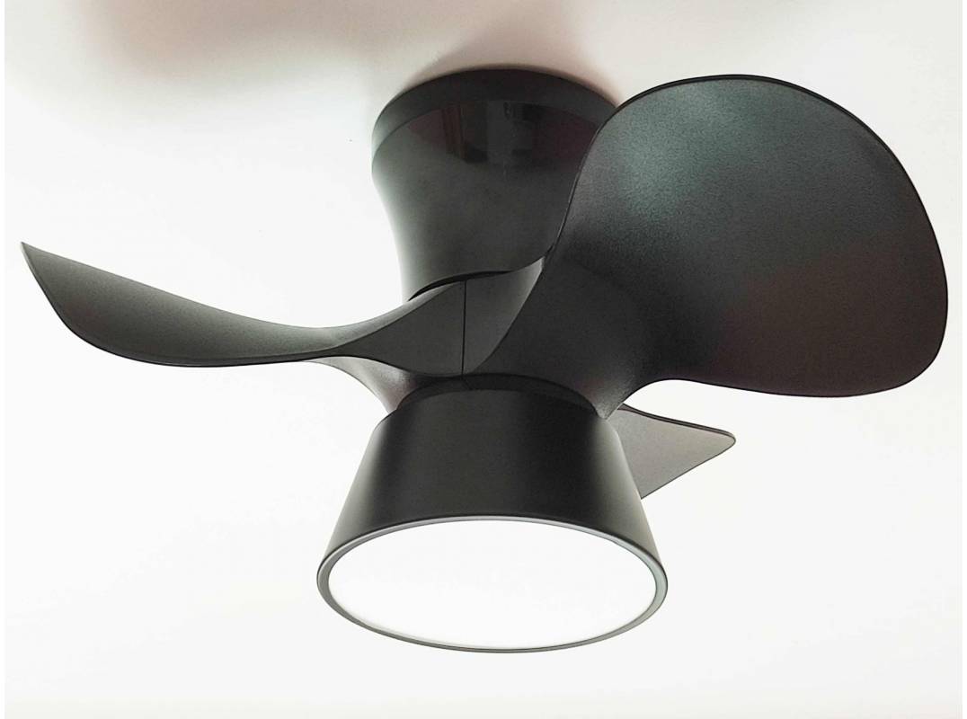 Compact Ceiling Fan with Light - ABF 22", Black (includes standard installation*)