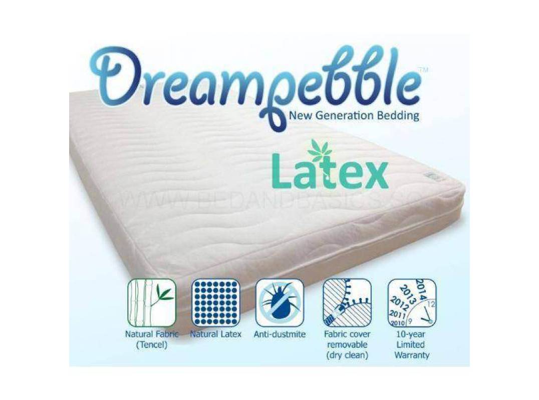 SleepAngel 100% Natural Latex Mattress 4"