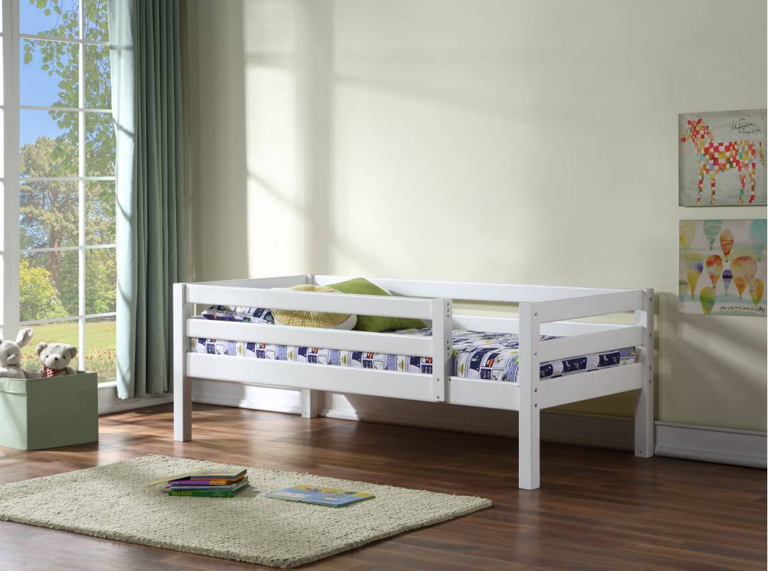 Solo - Single Bed Frame with Guardrails