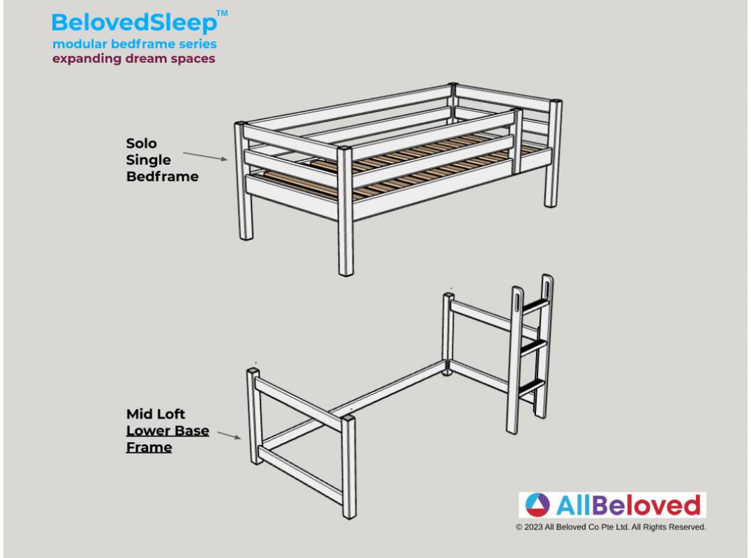 Mid Loft - Lower Base Frame only